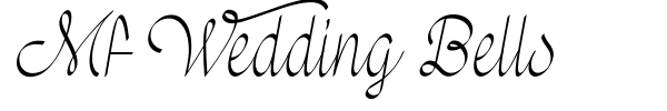 Mf Wedding Bells font preview
